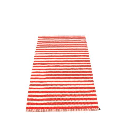 Duo Kunststoffteppich 85x160 cm Coral Rot Pappelina EINZELSTÜCK 